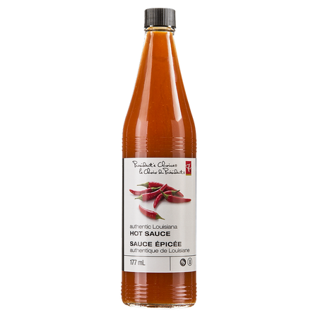 PC Authentic Louisiana Hot Sauce, 177ml/6 fl. oz., Bottle, (3 Pack) {Imported from Canada}