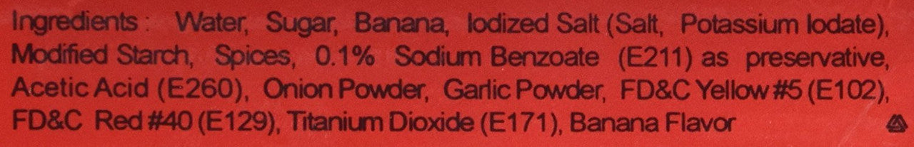Jufran Banana Sauce Mild 340g/12 oz. (2 pack)  {Imported from Canada}