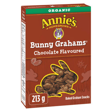 ANNIES HOMEGROWN Organic Bunny Graham Chocolate, 213g/7.5oz.,{Imported from Canada}