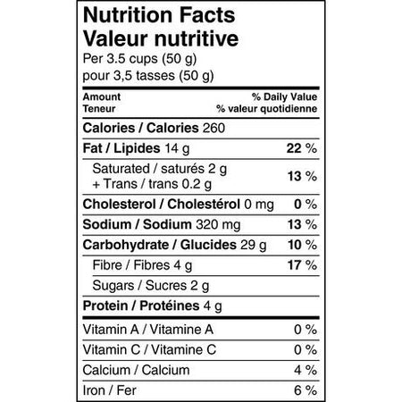 Frito Lay Smartfood Sour Cream & Onion Ready to Eat Popcorn, 175g/6.2oz. (Imported from Canada)