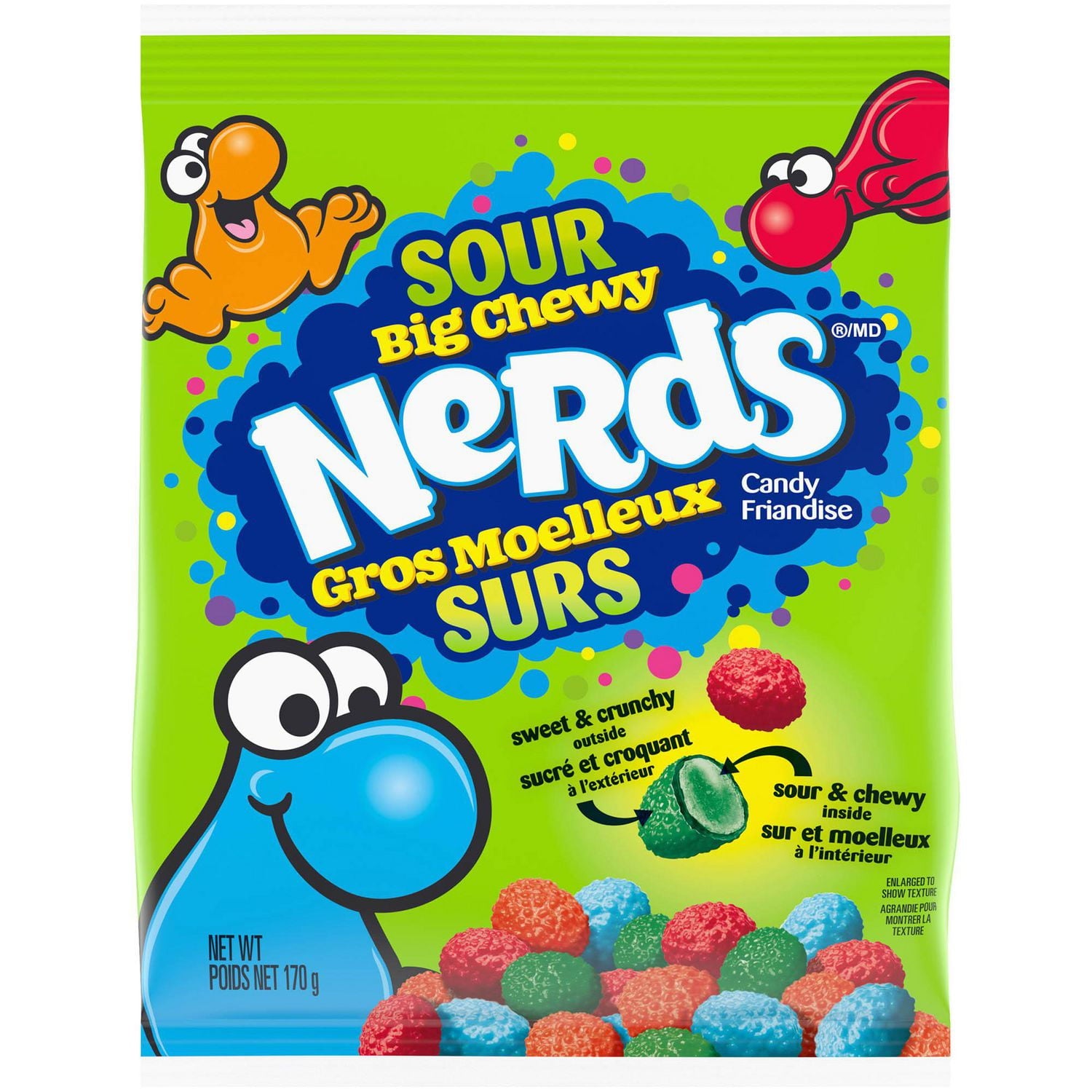 Nerds Sour Big Chewy Candy, 170g/5.9 oz