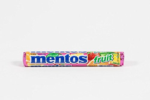 Mentos Fruit Candy 1.32 oz/37g (20pk)  {Imported from Canada}