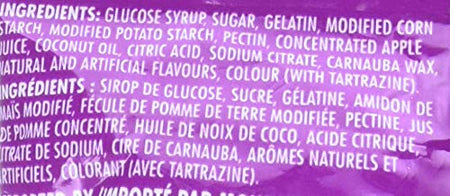 Maynards Juicy Squirts Berry, Gummy Candy, 170g/6oz., (6 Pack), {Imported from Canada}