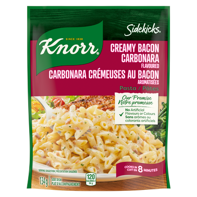 Knorr Sidekicks Creamy Bacon Carbonara Pasta 134g - {Imported from Canada}