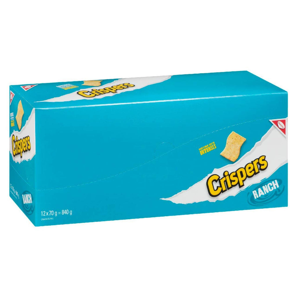 Crispers Christie Ranch, 70g/2.46 Ounces 12 Pack {Imported from Canada}