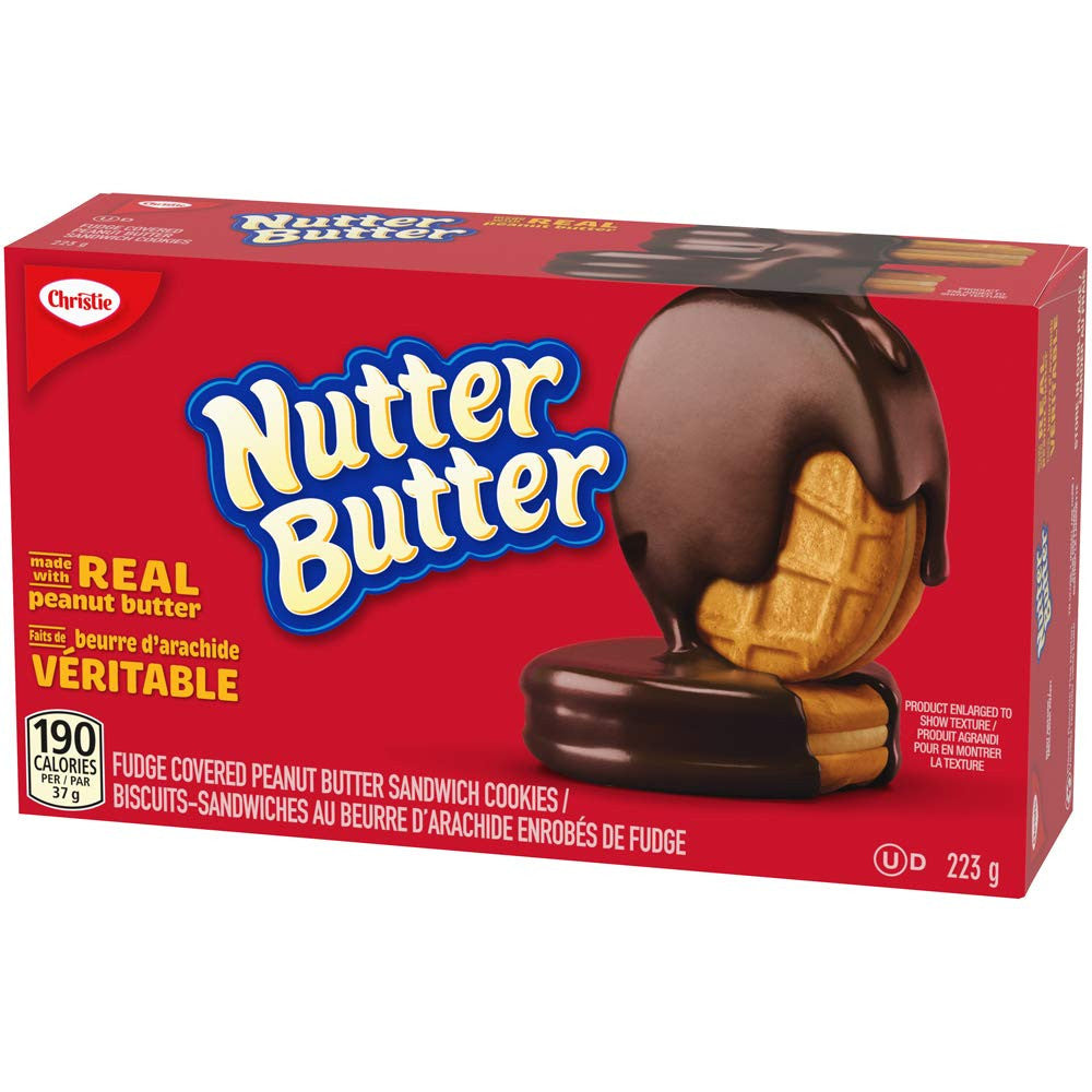 Christie Nutter Butter Fudge Cookies, 223g/7.9 oz {Imported from Canada}
