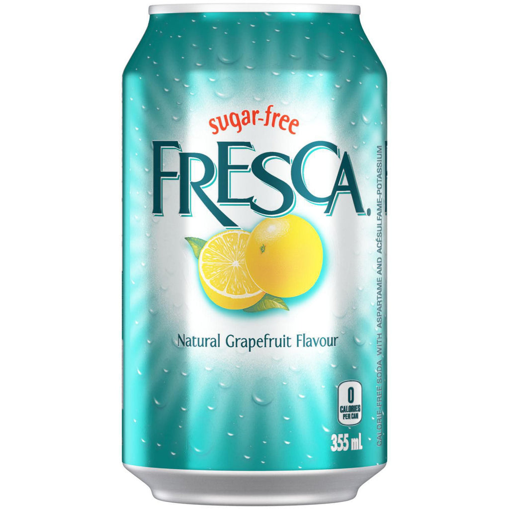 Fresca Soft Drink Soda 355mL/12 oz. Cans, 12pk {Imported from Canada}