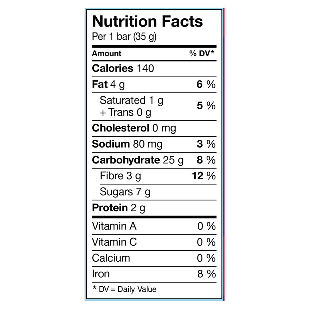 Leclerc Go Pure Chocolate Chip Soft Baked Oatmeal Bars, 175g/6 oz. Box {Imported from Canada}