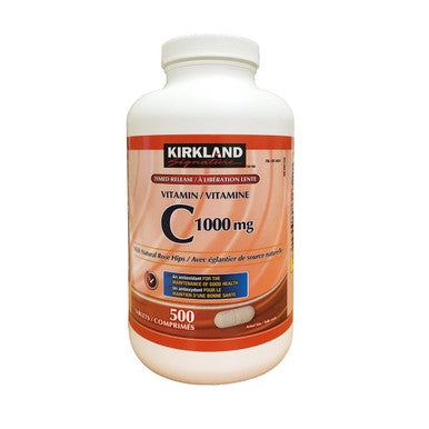 Kirkland Signature Vitamin C, 1000mg, 500 Tabs