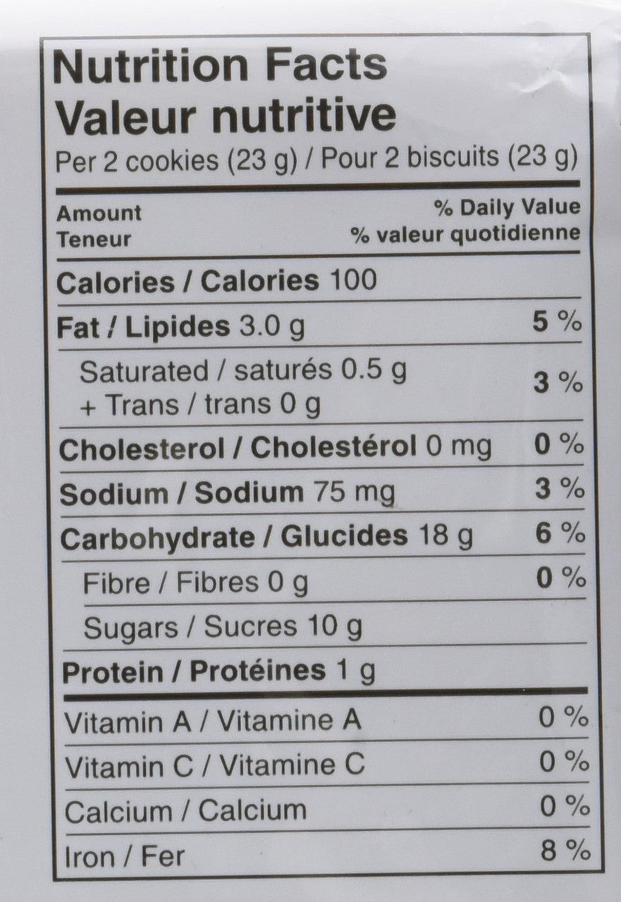 Oreo Less Fat Sandwich Cookies, 303g/10.7oz., Bag, {Imported from Canada}