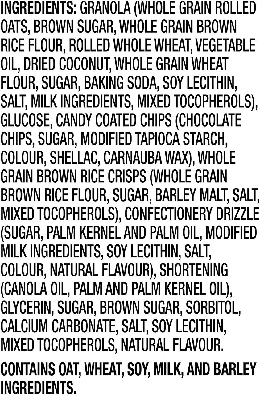 QUAKER CHEWY Confetti Chip Granola Bars (5 Bars x 24 g), 120g/4.2 oz., {Imported from Canada}