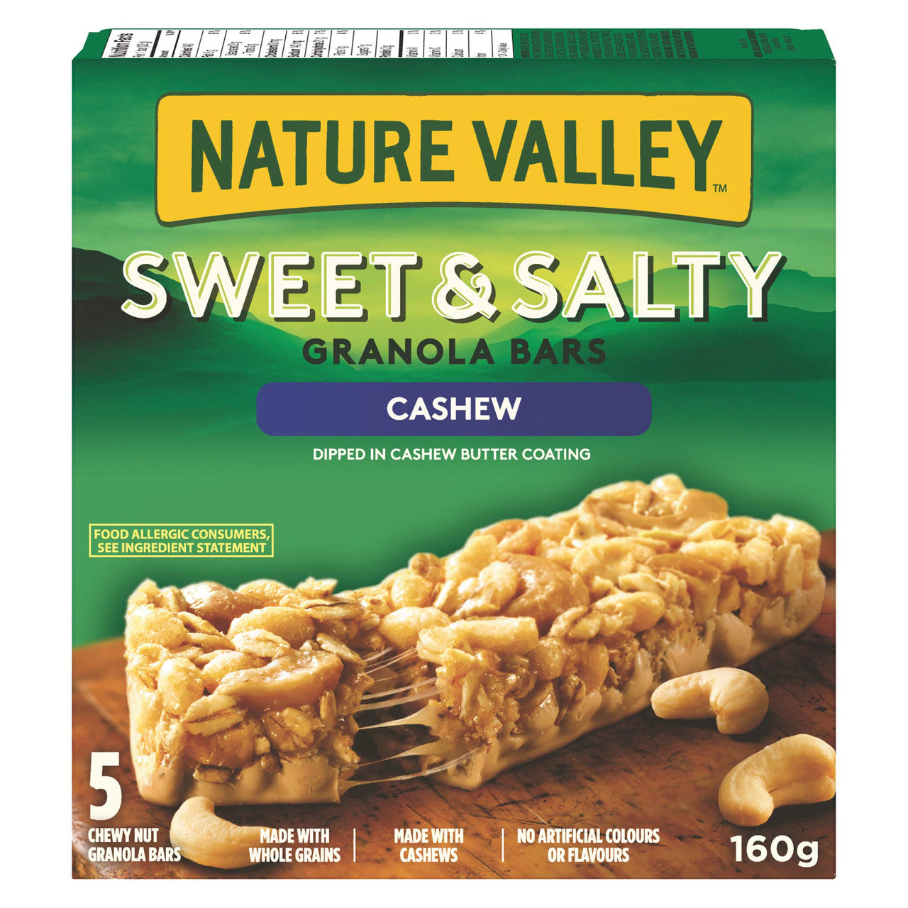 Nature Valley Sweet and Salty Cashew, 1pk , 160g/5.64oz  {Canadian}