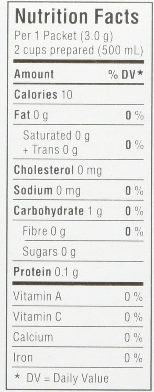 CRYSTAL LIGHT Singles - Strawberry Kiwi, 3.0g/10ct, (Imported from Canada)