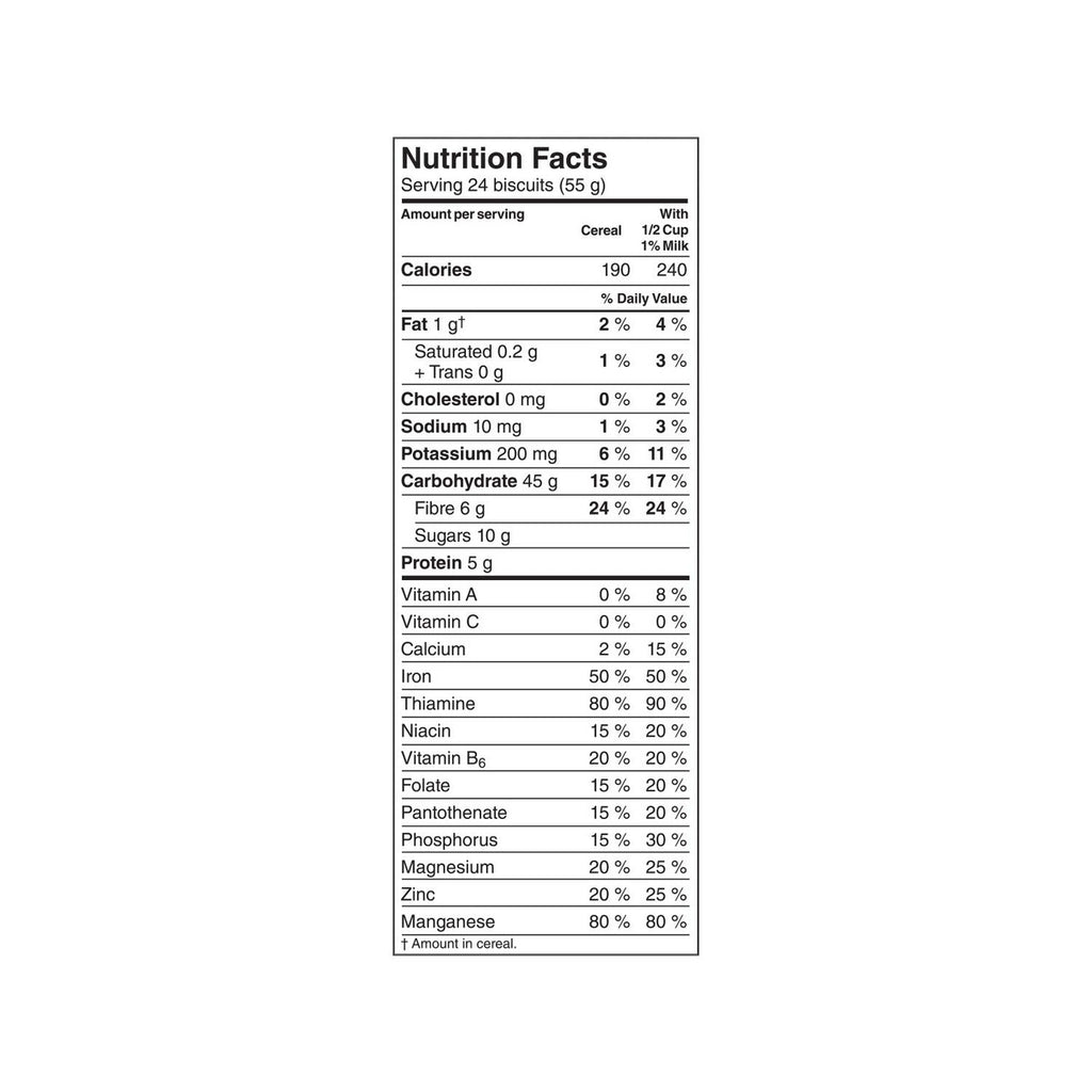 Kellogg's Mini-Wheats Centres Raspberry Flavour Cereal 510g/18oz. (Imported from Canada)