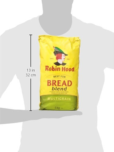 Robin Hood Multigrain Bread Flour 5kg/11 lbs. Bag, {Imported from Canada}