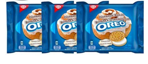 Christie, Oreo, Cinnamon Bun Cookies, 303g/10.7oz., 3 Count, {Imported from Canada}