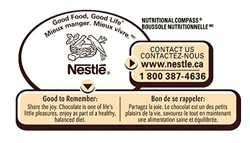 Nestle Aero Milk Chocolate, 97g/3.42oz Bar, 15pk {Imported from Canada}