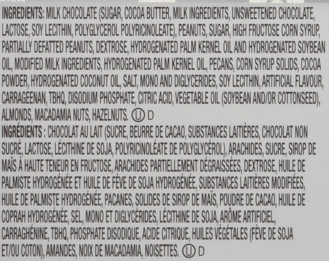 REESE Christmas & Holiday Chocolate, Peanut Butter, Caramel and Nut Clusters, 386g/13.6 oz., {Imported from Canada}