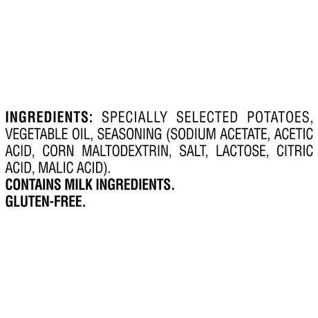 Lay's Wavy Salt & Vinegar potato chips, 220g/7.8oz. (Imported from Canada)