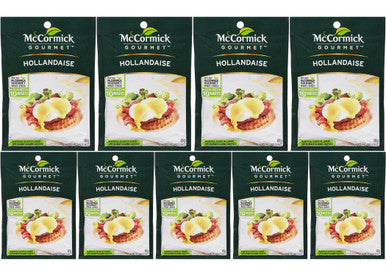 McCormick Gourmet, Premium Quality, Dry Sauce Mix, Hollandaise, 56g/1.9 oz., Case Pack 9 Count, {Imported from Canada}