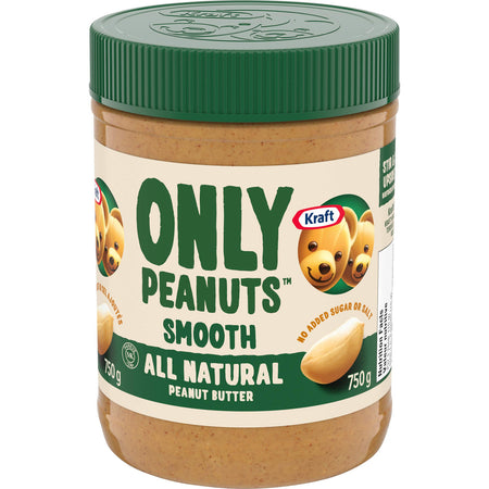 Kraft All Natural Smooth Peanut Butter 750g/26.5 oz., {Imported from Canada}