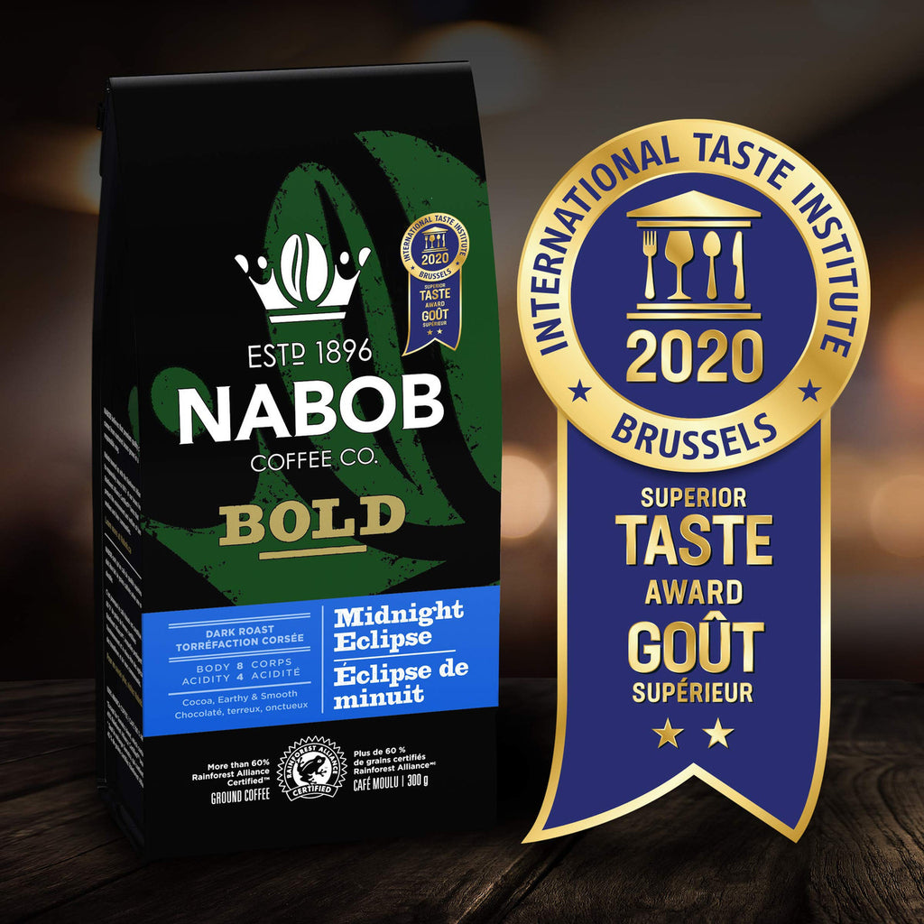 Nabob Bold Midnight Eclipse Ground Coffee, 300g/10.6 oz., {Imported from Canada}