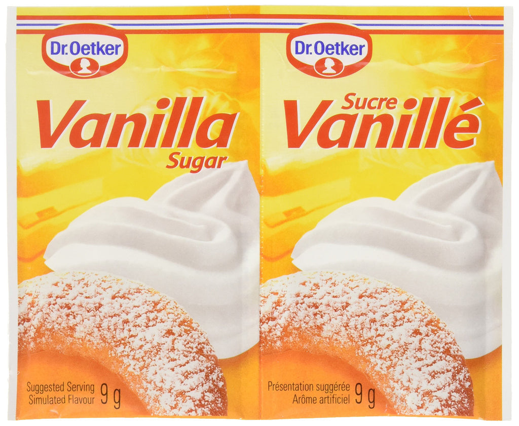 Dr. Oetker Vanilla Sugar - 6x9g {Imported from Canada}