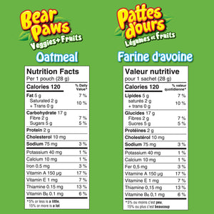 Bear Paws Veggies + Fruits – 15 EN 