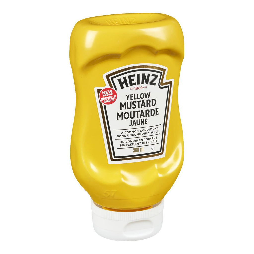 Heinz Yellow Mustard, 380mL/12.8oz., {Imported from Canada}