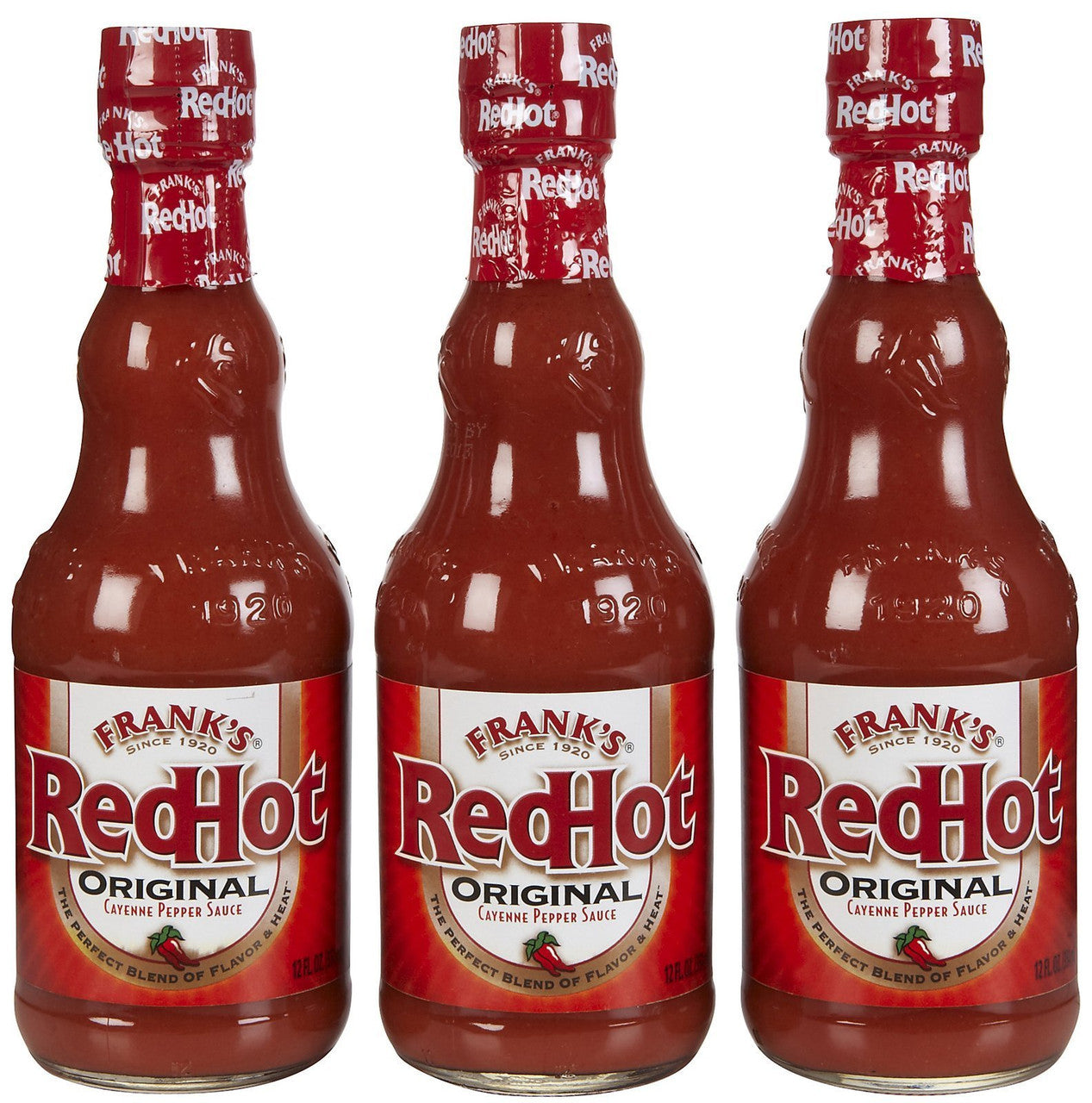 Frank's RedHot Original Sauce -12 oz - 3 Pack {Imported from Canada}
