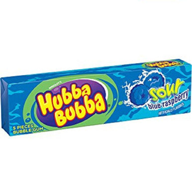 Hubba Bubba Max Sour Blue Raspberry (18 pack) {Imported from Canada}