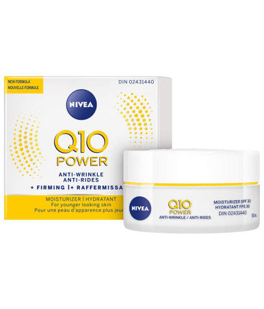 NIVEA Q10 Plus ANTI-WRINKLE with SPF 30 Day Care Cream 50 ml size (1.69 oz)