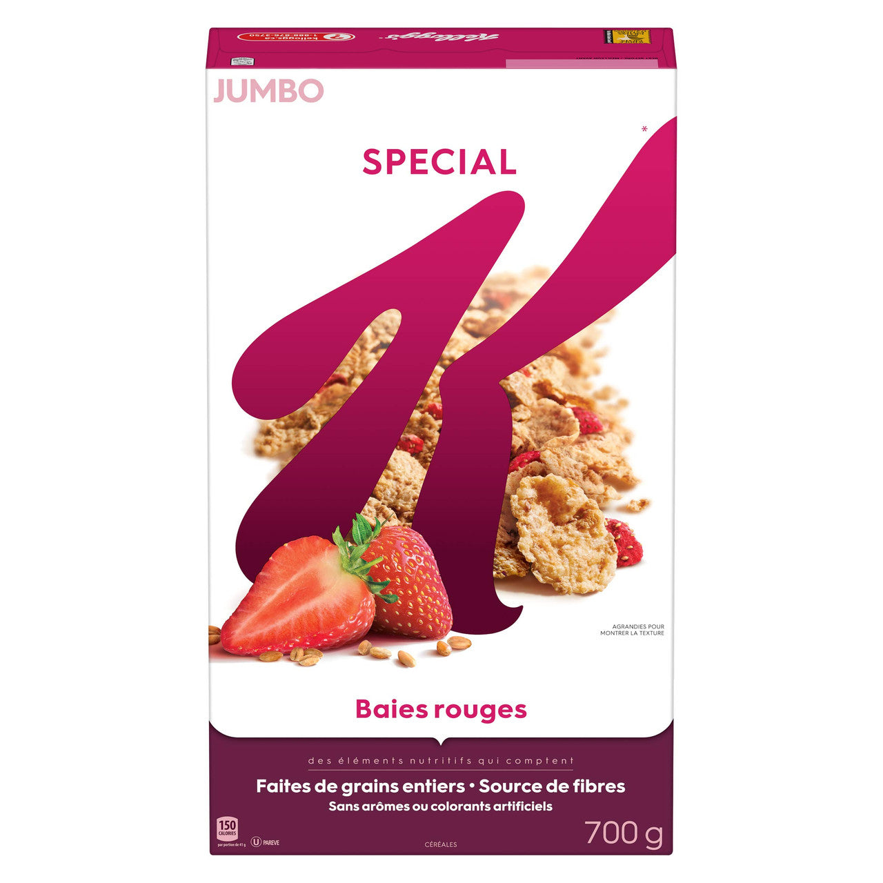 Kellogg's, Special K, Red Berries Cereal, Jumbo, 700g/24.7oz., {Imported from Canada}