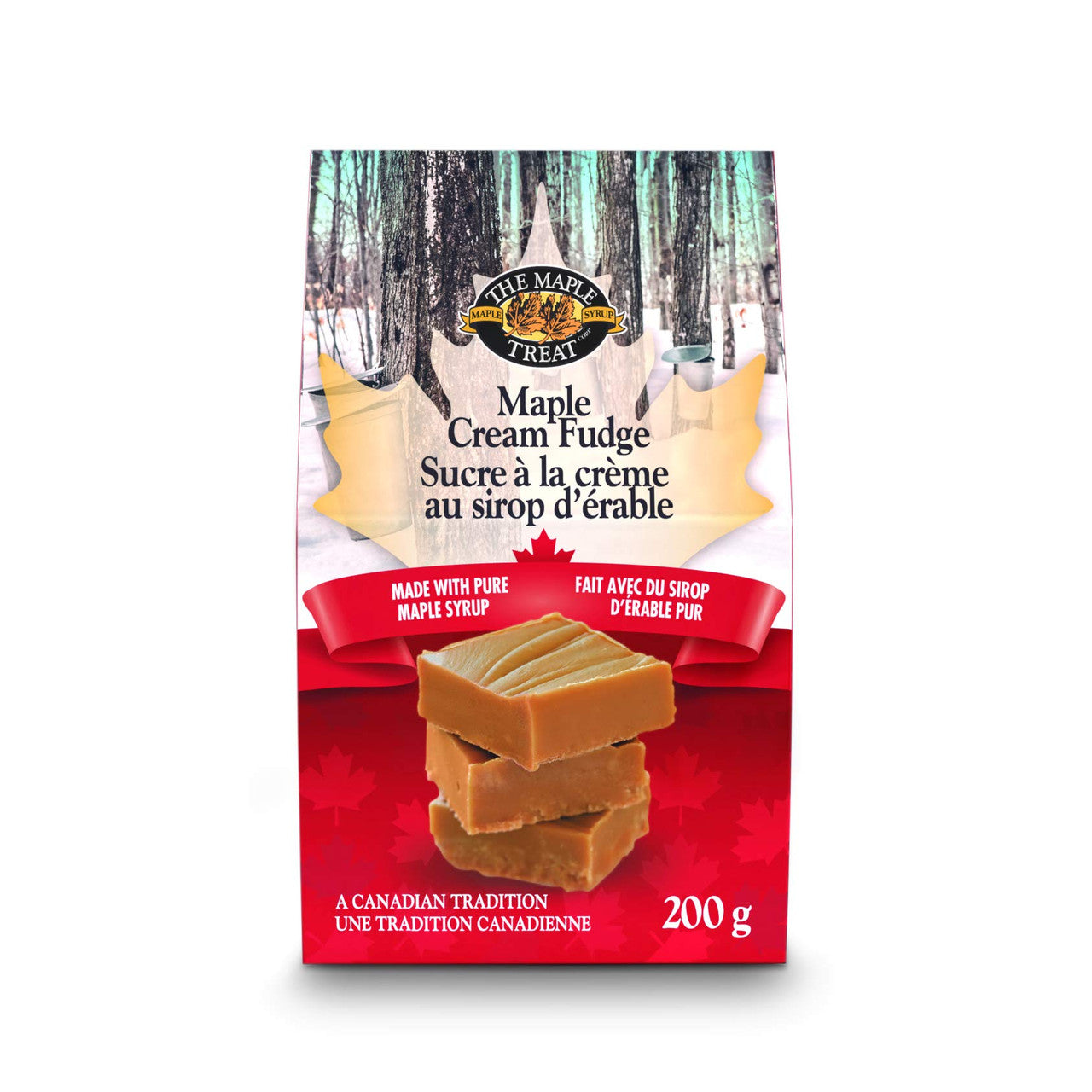 L B Maple Treat Maple Cream Fudge, 200 grams - {Imported from Canada}
