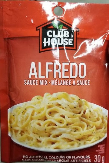 Club House Pasta Alfredo, 30g/1.1 oz, Single Pack, {Imported from Canada}