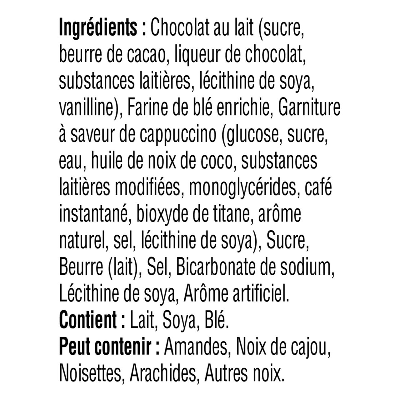 Leclerc Celebration Cappuccino Truffle Cookies, 240g/8.5 oz.,{Imported from Canada}