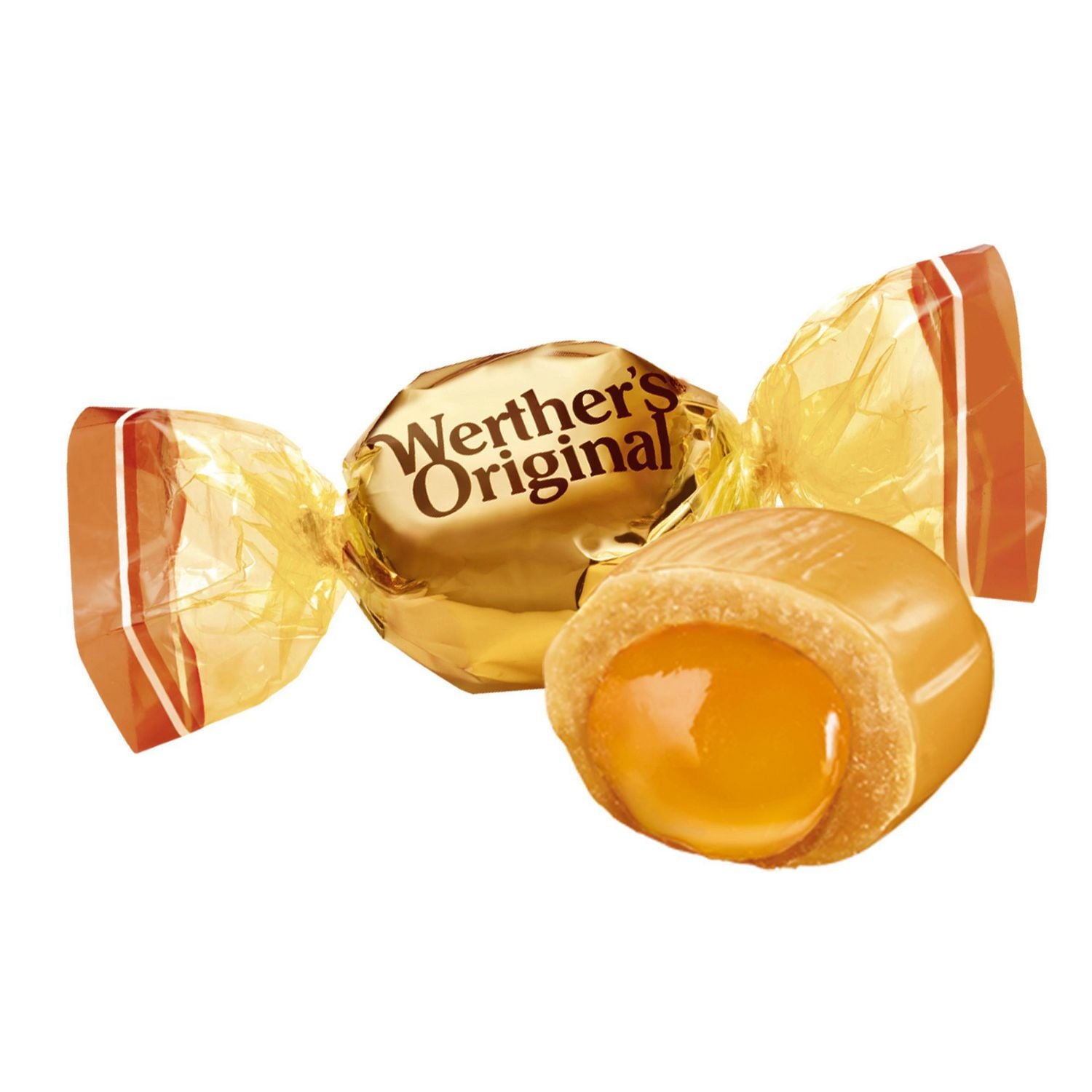 Werther S Original Caramel Hard Candies And Creamy Caramel Filled Hard Candies 1139g 40 2 Oz Bag