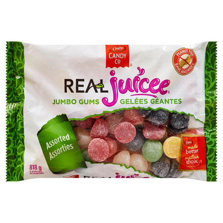 Dare Real Juicee Assorted Jumbo Gums, 818g/1.8lbs., {Imported from Canada}