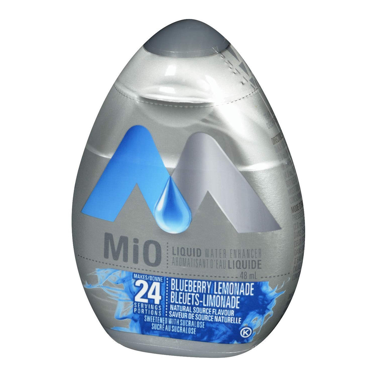 MiO Blueberry Lemonade Liquid Water Enhancer, 48ml/1.62oz,(12 pk) (Imported from Canada)