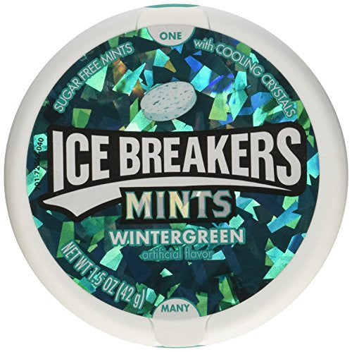 Ice Breakers Wintergreen Sugar Free Mints, 1.5oz Pucks (6ct) {Canadian}