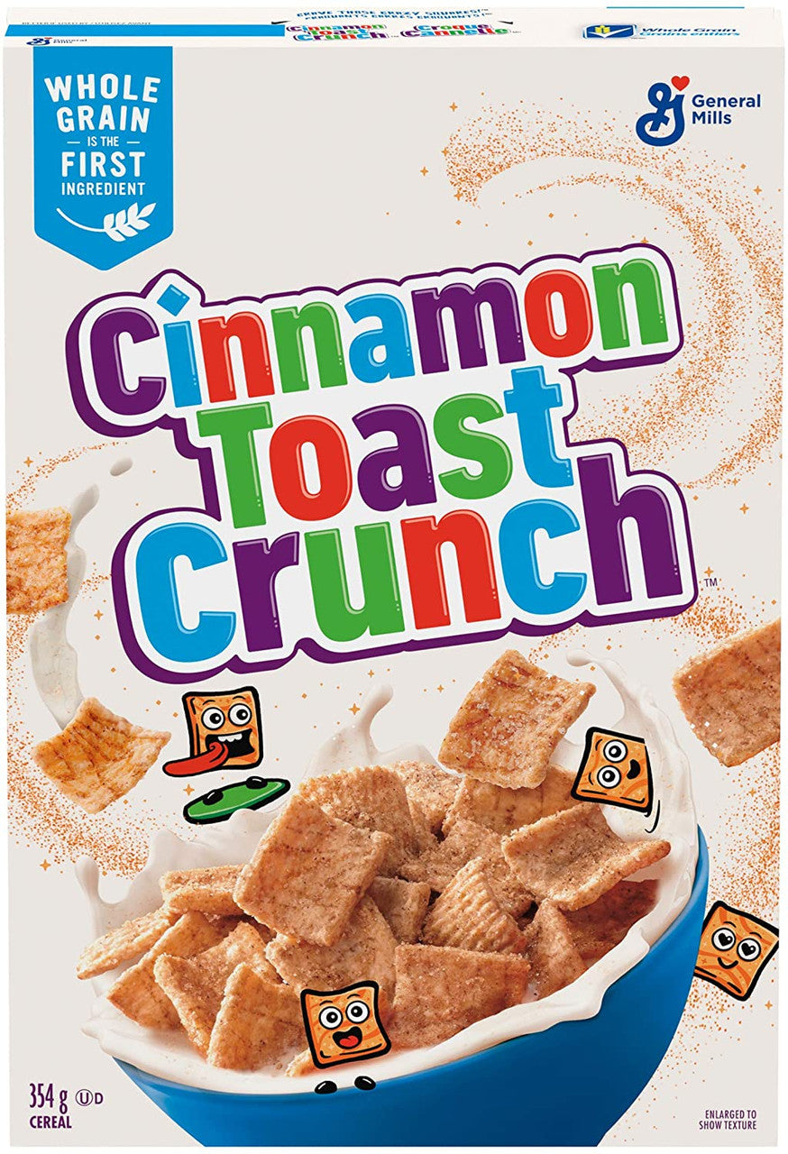 General Mills Cinnamon Toast Crunch Cereal, 354g/12.5oz, {Imported from Canada}