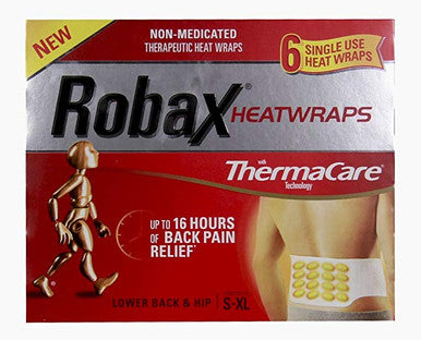 Robax heatwraps Pack of 6 {Imported from Canada}