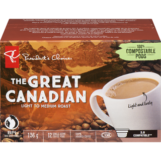 President's Choice The Great Canadian Coffee Keurig Pods 12ct {From Canada}