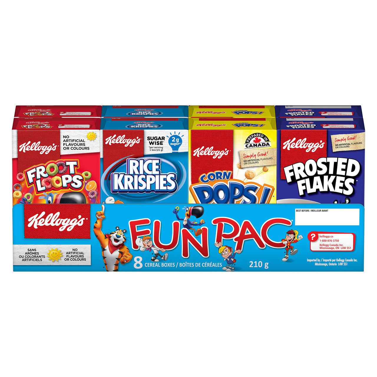 Kellogg's Fun Pac Cereal, 210g/7.4 oz., Box {Imported from Canada}