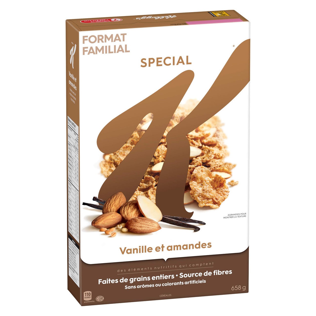 Kellogg's Special K Vanilla Almond, Family Pack, Cereal 658g/23oz.(Imported from Canada)