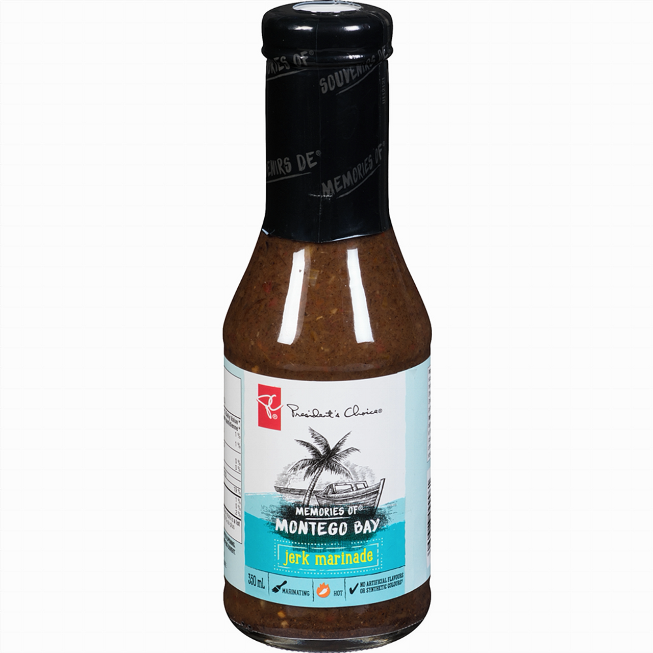 PC MEMORIES OF Montego Bay Fiery Jerk Sauce 350ml/11.8 oz. {Imported from Canada}