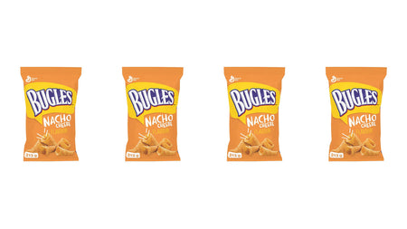 Bugles Nacho Cheese Corn Snacks 213g/7.5oz (4pk) {Imported from Canada}