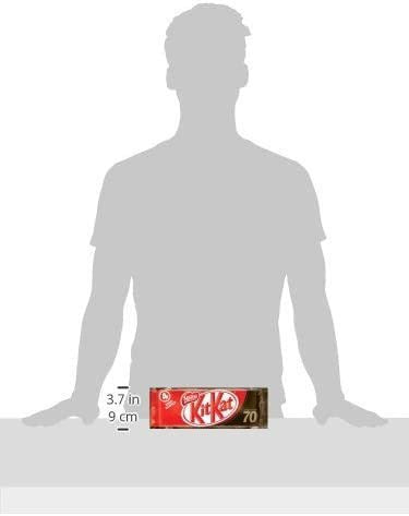 KIT KAT 4 Finger Dark Chocolate 70% Multipack 4x41g, 3-Pack {Imported from Canada}