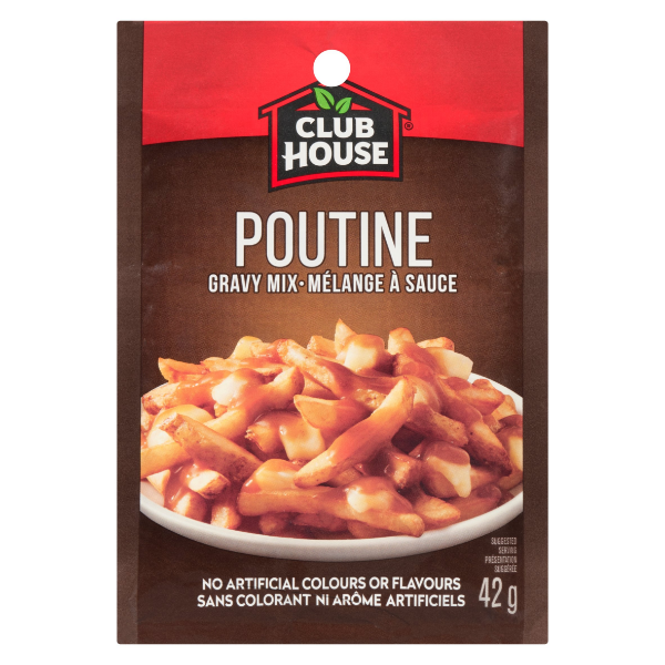 Club House Gravy Mix, Poutine, 42g/1.5oz {Imported from Canada}