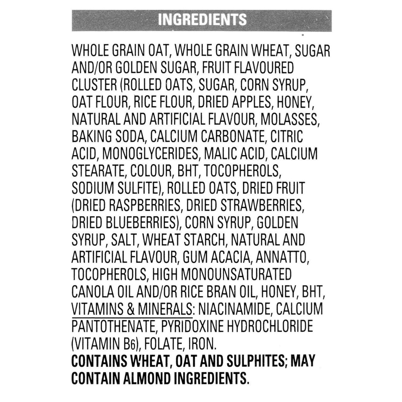 Oatmeal Crisp Triple Berry, 425g/14.99oz {Imported from Canada}